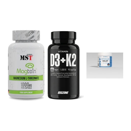 Ausdauer-Set: MST Magnesium + Big Zone Vitamin + NNT Citrullin – alle enthaltenen Artikel