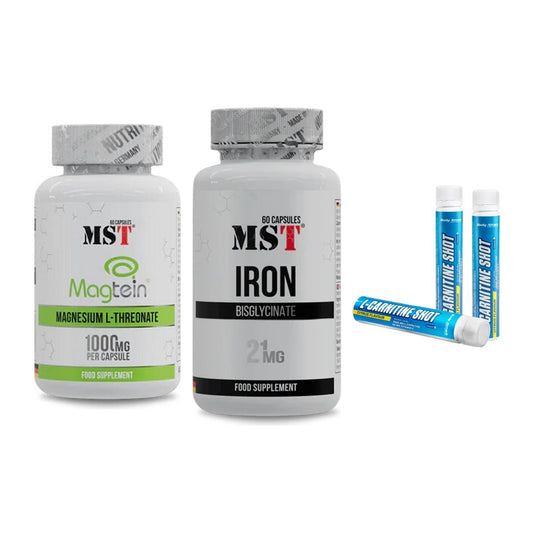 Ausdauer-Set: MST Magnesium + MST Iron Bisglyc + Body Attack – alle enthaltenen Artikel