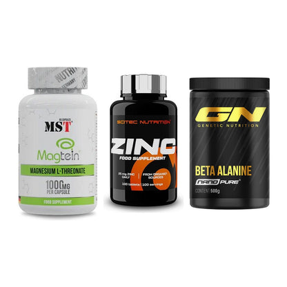 Ausdauer-Set: MST Magnesium + Scitec Zinc + GN Nano Beta – alle enthaltenen Artikel