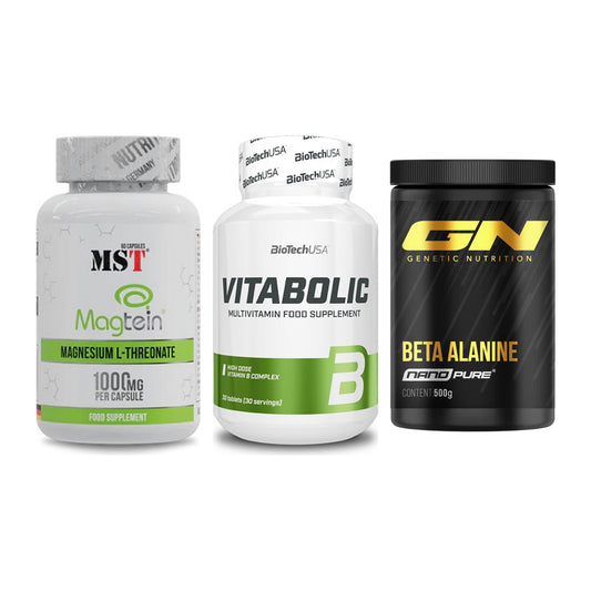 Ausdauer-Set: MST Magnesium + BioTech Vitaboli + GN Nano Beta – alle enthaltenen Artikel