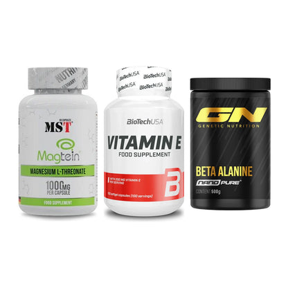 Ausdauer-Set: MST Magnesium + BioTech Vitamin + GN Nano Beta – alle enthaltenen Artikel