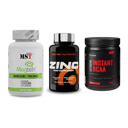 Ausdauer-Set: MST Magnesium + Scitec Zinc + Body Attack – alle enthaltenen Artikel