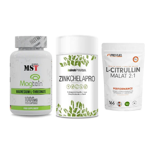 Ausdauer-Set: MST Magnesium + Sinob Zink + ProFuel L-Citrul – alle enthaltenen Artikel