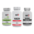 Ausdauer-Set: MST Magnesium + MST Niacin + MST Taurine – alle enthaltenen Artikel