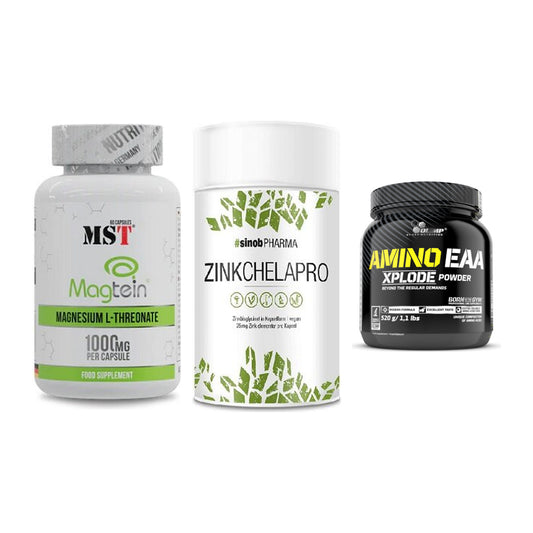 Ausdauer-Set: MST Magnesium + Sinob Zink + Olimp Amino EAA – alle enthaltenen Artikel
