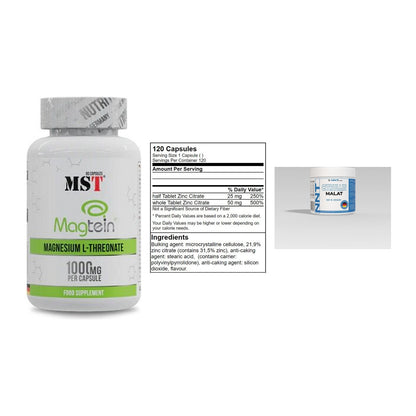 Ausdauer-Set: MST Magnesium + GN Zinc Citrate + NNT Citrullin – alle enthaltenen Artikel