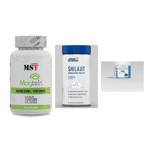 Ausdauer-Set: MST Magnesium + Applied Nutritio + NNT Arginin – alle enthaltenen Artikel