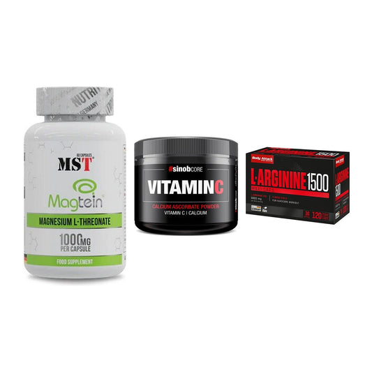 Ausdauer-Set: MST Magnesium + Sinob Vitamin C + Body Attack – alle enthaltenen Artikel
