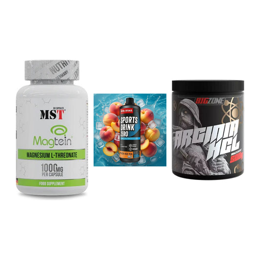 Ausdauer-Set: MST Magnesium + Body Attack + Big Zone Arginin – alle enthaltenen Artikel