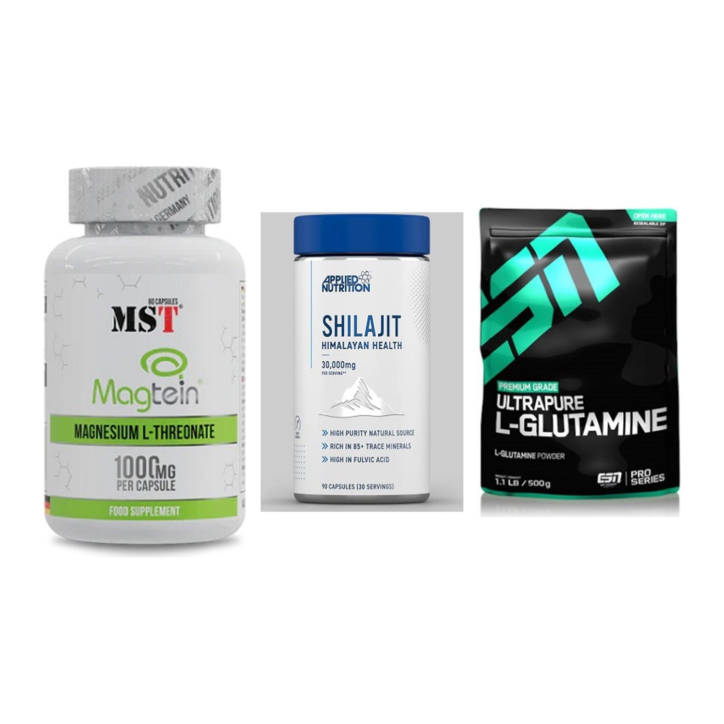 Ausdauer-Set: MST Magnesium + Applied Nutritio + ESN Ultrapure – alle enthaltenen Artikel