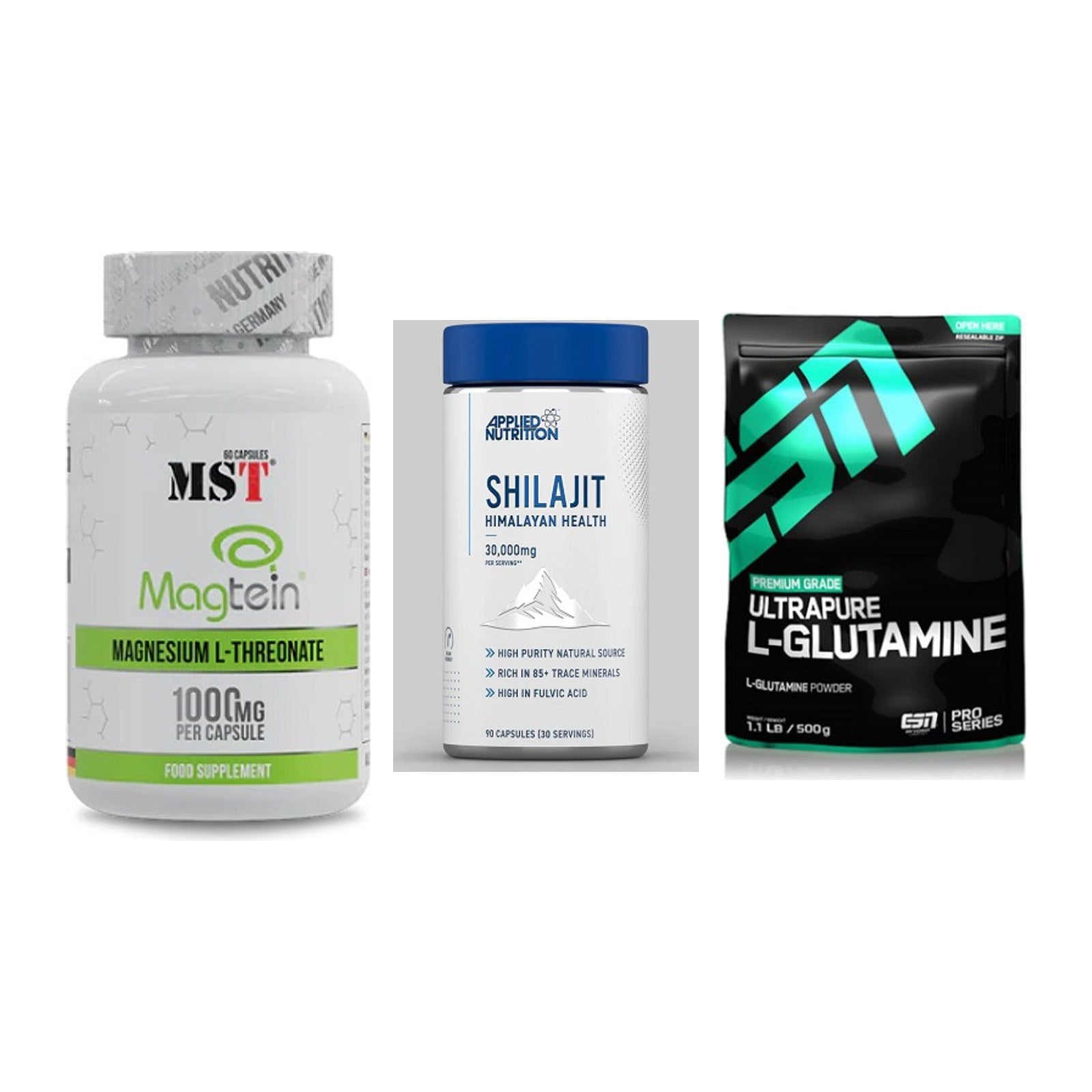 Ausdauer-Set: MST Magnesium + Applied Nutritio + ESN Ultrapure – alle enthaltenen Artikel