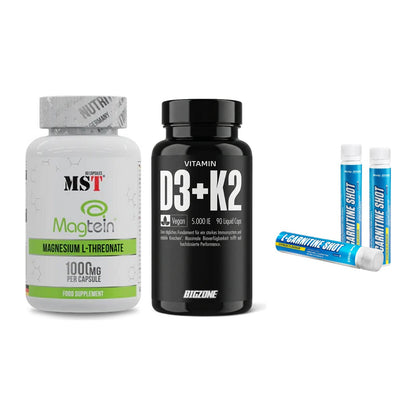 Ausdauer-Set: MST Magnesium + Big Zone Vitamin + Body Attack – alle enthaltenen Artikel
