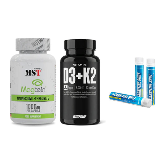 Ausdauer-Set: MST Magnesium + Big Zone Vitamin + Body Attack – alle enthaltenen Artikel