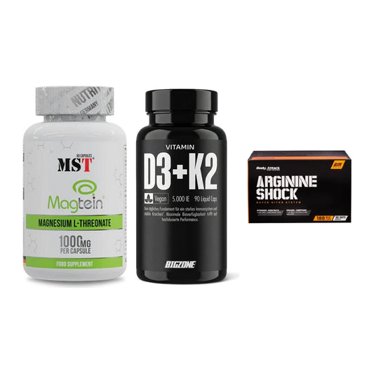 Ausdauer-Set: MST Magnesium + Big Zone Vitamin + Body Attack – alle enthaltenen Artikel