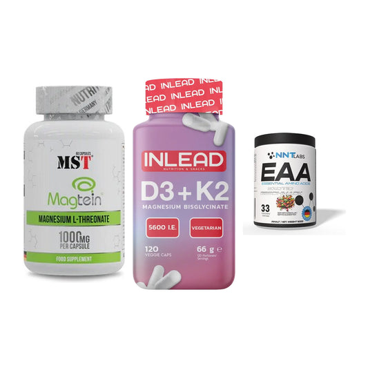 Ausdauer-Set: MST Magnesium + INLEAD Vitamin + NNT EAA – alle enthaltenen Artikel