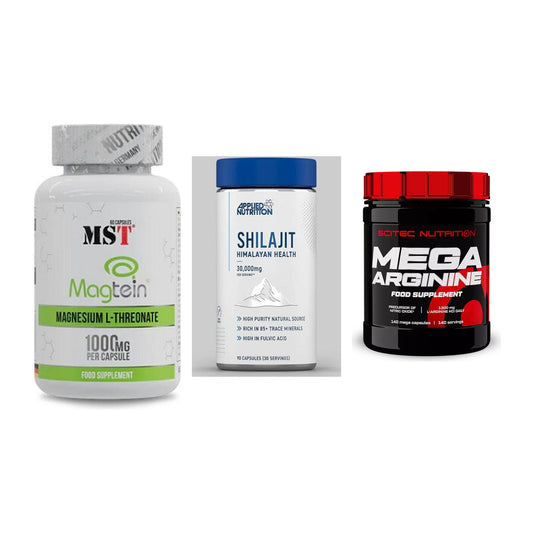 Ausdauer-Set: MST Magnesium + Applied Nutritio + Scitec Mega – alle enthaltenen Artikel