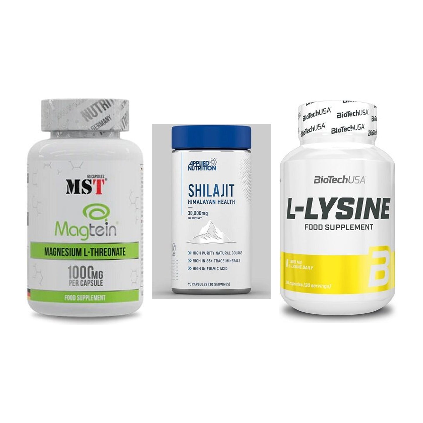 Ausdauer-Set: MST Magnesium + Applied Nutritio + BioTech L-Lysine – alle enthaltenen Artikel