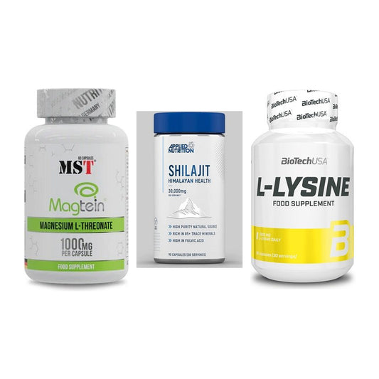 Ausdauer-Set: MST Magnesium + Applied Nutritio + BioTech L-Lysine – alle enthaltenen Artikel