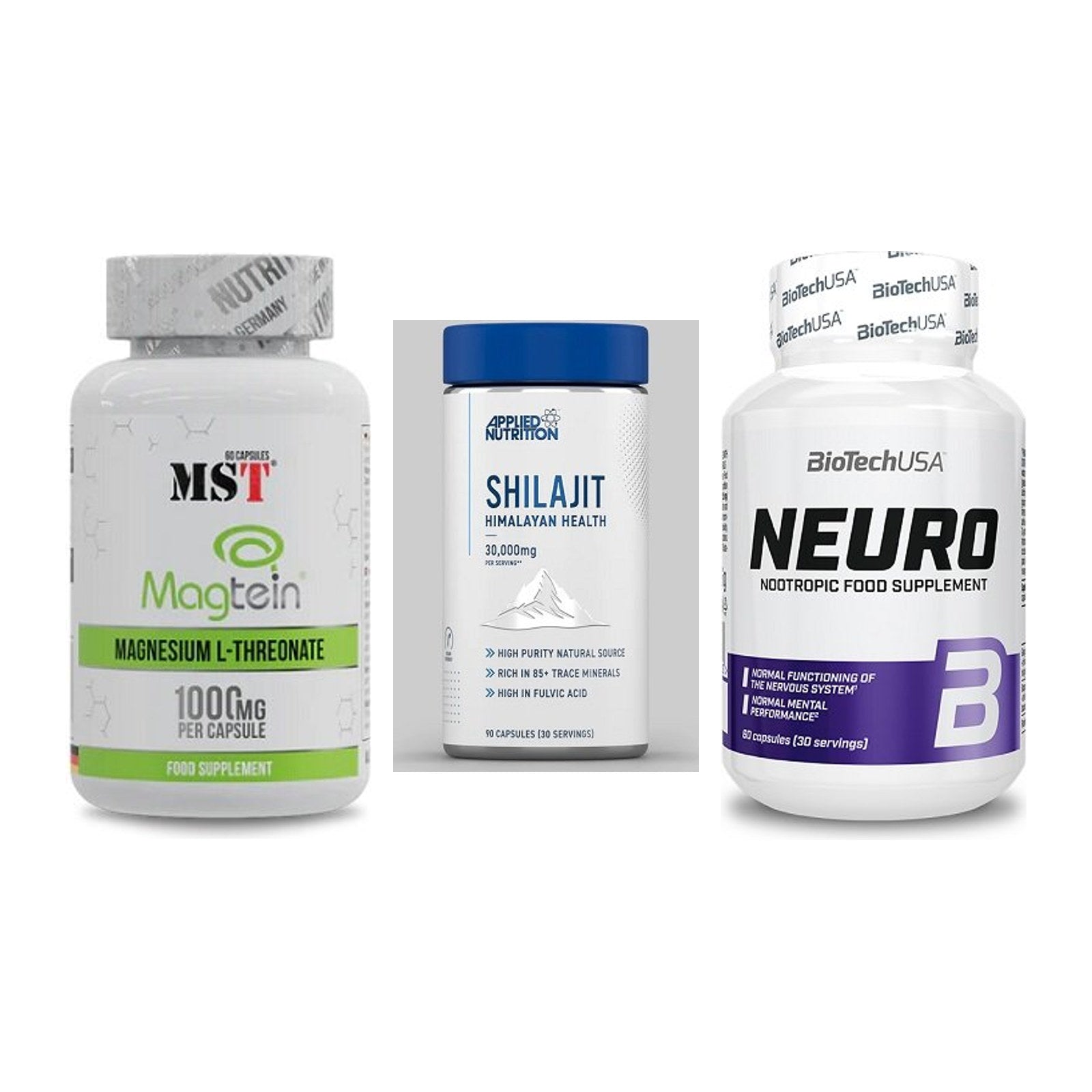 Ausdauer-Set: MST Magnesium + Applied Nutritio + BioTech Neuro – alle enthaltenen Artikel