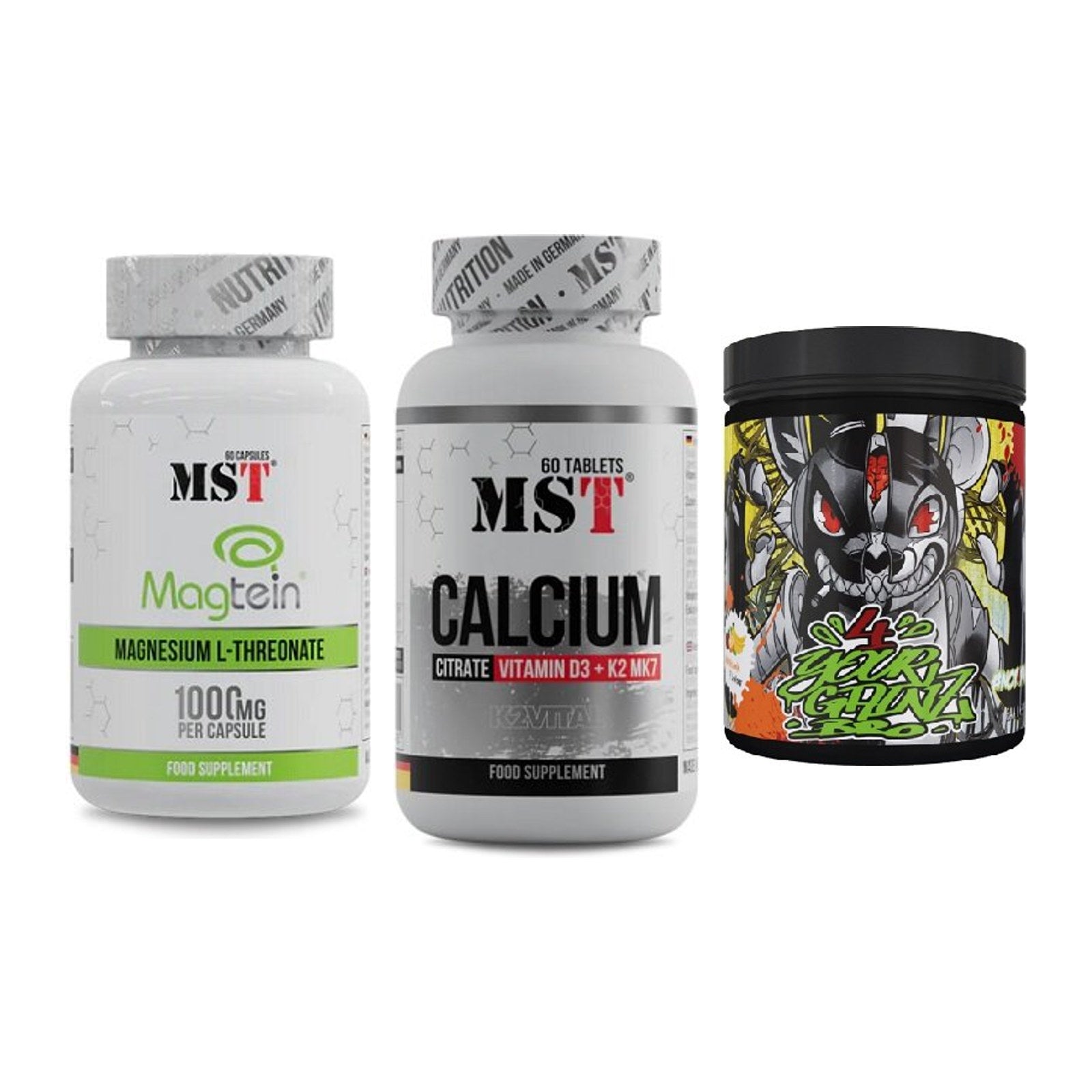 Ausdauer-Set: MST Magnesium + MST Calcium + BPS-Pharma EAA´s – alle enthaltenen Artikel