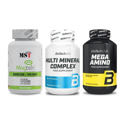 Ausdauer-Set: MST Magnesium + BioTech Multi + BioTech Mega – alle enthaltenen Artikel