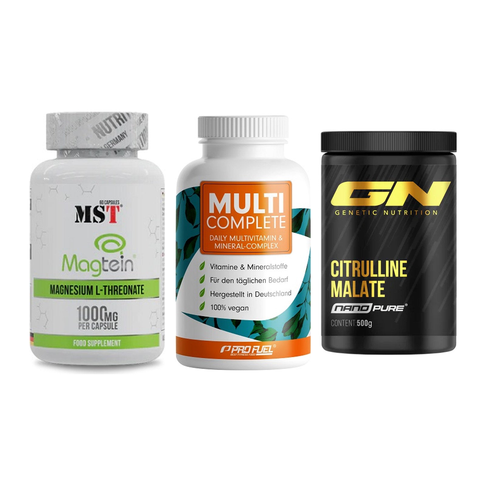 Ausdauer-Set: MST Magnesium + ProFuel MULTI + GN Citrulline – alle enthaltenen Artikel