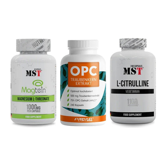 Ausdauer-Set: MST Magnesium + ProFuel OPC + MST Citrulline – alle enthaltenen Artikel