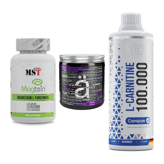 Ausdauer-Set: MST Magnesium + Nanosupps Hype + MST L-Carnitine – alle enthaltenen Artikel