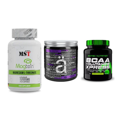 Ausdauer-Set: MST Magnesium + Nanosupps Hype + Scitec BCAA – alle enthaltenen Artikel