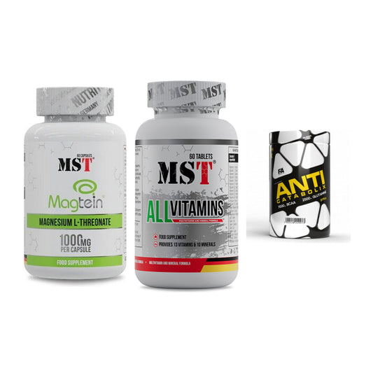 Ausdauer-Set: MST Magnesium + MST All Vitamins + FA Nutrition – alle enthaltenen Artikel