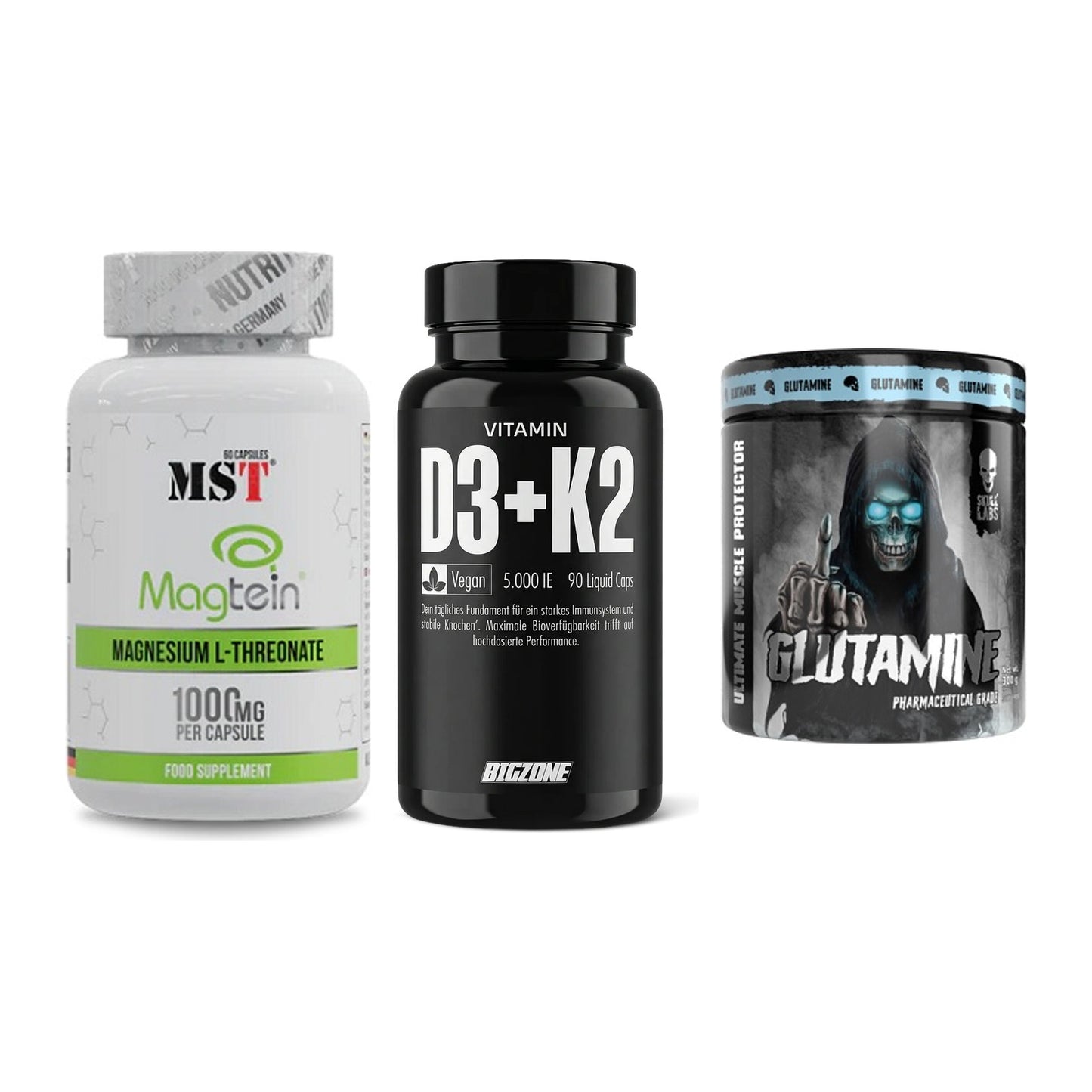 Ausdauer-Set: MST Magnesium + Big Zone Vitamin + Skull Labs – alle enthaltenen Artikel
