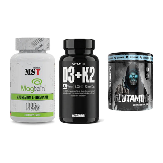 Ausdauer-Set: MST Magnesium + Big Zone Vitamin + Skull Labs – alle enthaltenen Artikel