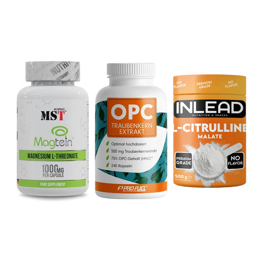 Ausdauer-Set: MST Magnesium + ProFuel OPC + INLEAD L-Citrull – alle enthaltenen Artikel
