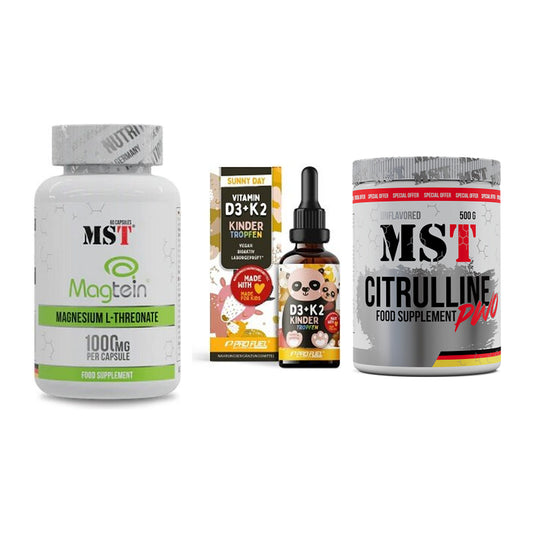 Ausdauer-Set: MST Magnesium + ProFuel VITAMIN + MST Citrulline – alle enthaltenen Artikel