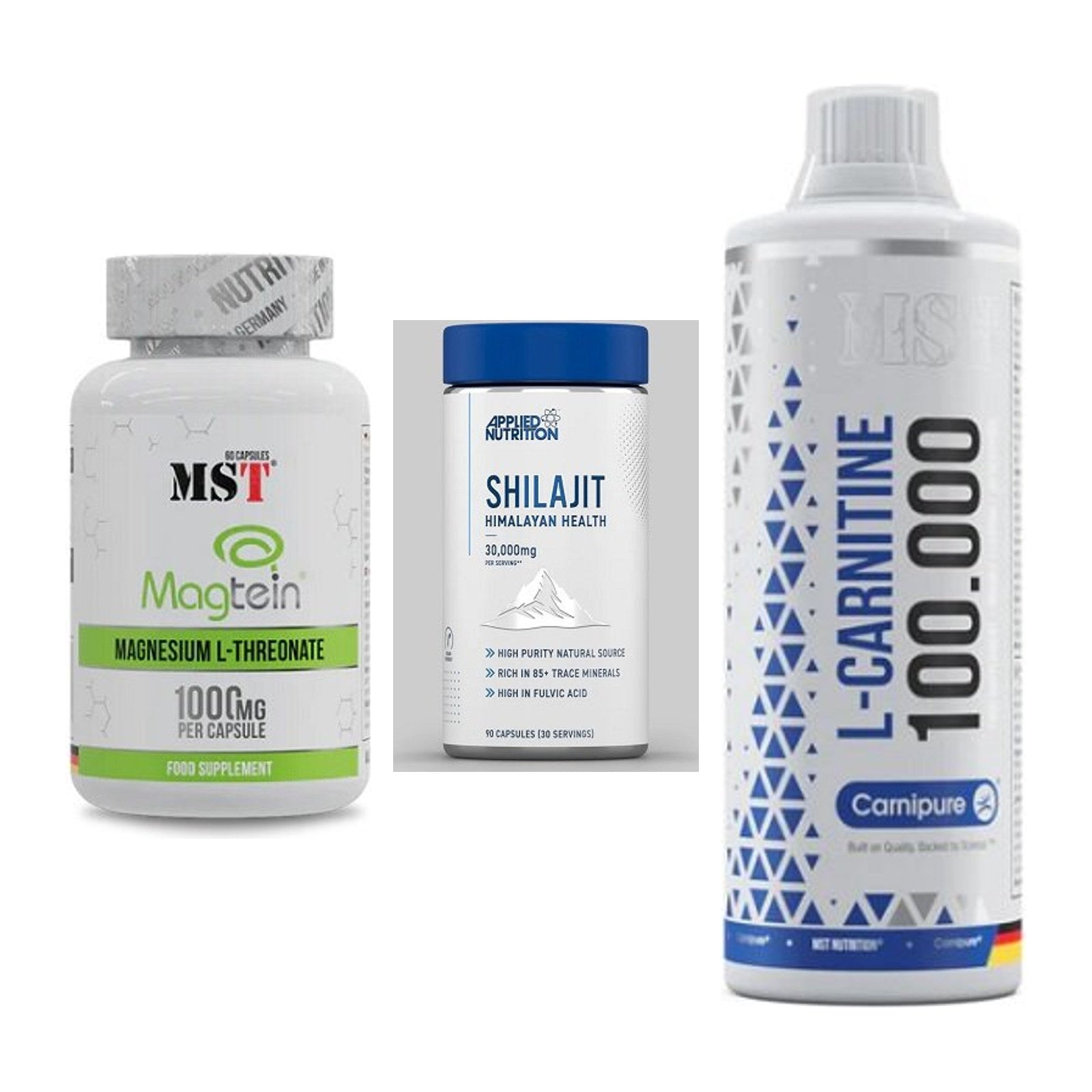 Ausdauer-Set: MST Magnesium + Applied Nutritio + MST L-Carnitine – alle enthaltenen Artikel