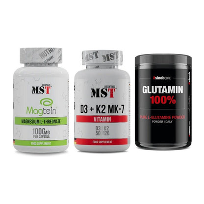 Ausdauer-Set: MST Magnesium + MST Vitamin D3 + Sinob Core – alle enthaltenen Artikel
