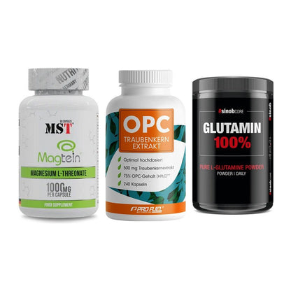 Ausdauer-Set: MST Magnesium + ProFuel OPC + Sinob Core – alle enthaltenen Artikel