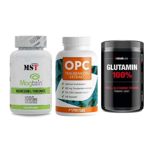 Ausdauer-Set: MST Magnesium + ProFuel OPC + Sinob Core – alle enthaltenen Artikel