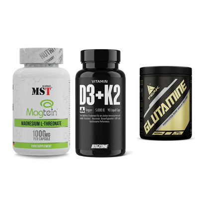 Ausdauer-Set: MST Magnesium + Big Zone Vitamin + Peak Glutamin – alle enthaltenen Artikel