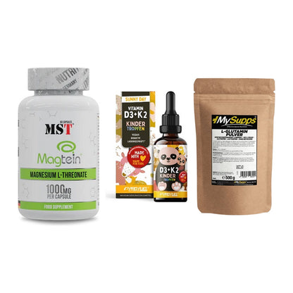 Ausdauer-Set: MST Magnesium + ProFuel VITAMIN + MySupps Glutamin – alle enthaltenen Artikel