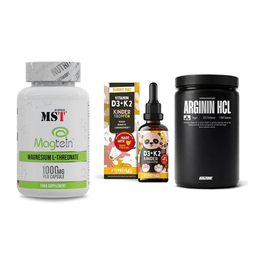 Ausdauer-Set: MST Magnesium + ProFuel VITAMIN + Big Zone L-Argin – alle enthaltenen Artikel