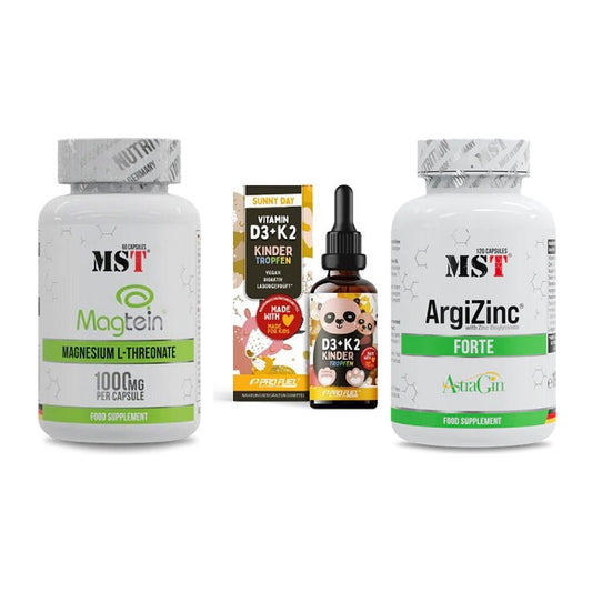 Ausdauer-Set: MST Magnesium + ProFuel VITAMIN + MST ArgiZinc – alle enthaltenen Artikel