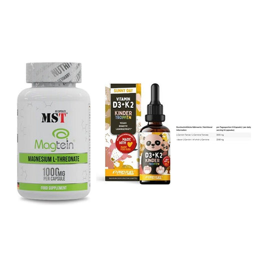 Ausdauer-Set: MST Magnesium + ProFuel VITAMIN + INLEAD L-Carniti – alle enthaltenen Artikel