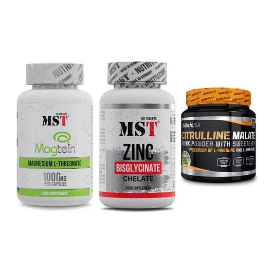 Ausdauer-Set: MST Magnesium + MST Zinc Chelate + BioTech Citrulli – alle enthaltenen Artikel