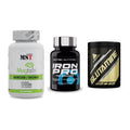 Ausdauer-Set: MST Magnesium + Scitec Iron Pro + Peak Glutamin – alle enthaltenen Artikel