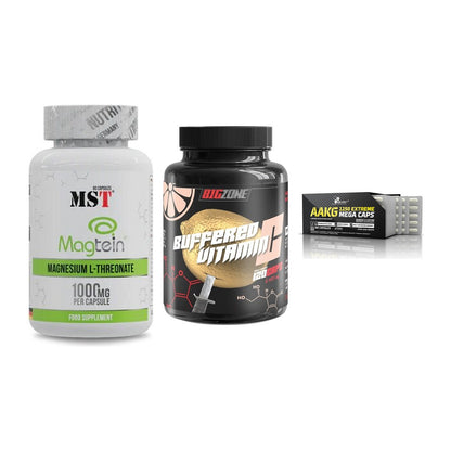 Ausdauer-Set: MST Magnesium + Big Zone Buffere + Olimp AAKG – alle enthaltenen Artikel