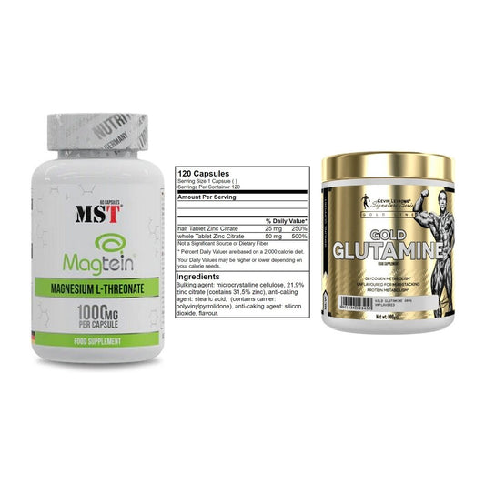 Ausdauer-Set: MST Magnesium + GN Zinc Citrate + Kevin Levrone – alle enthaltenen Artikel