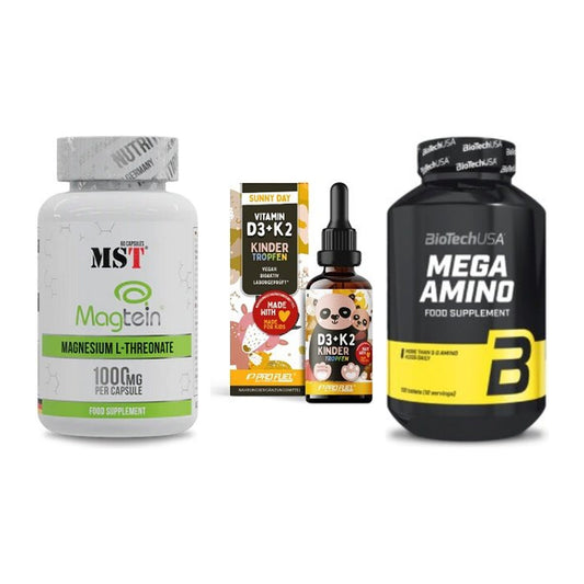 Ausdauer-Set: MST Magnesium + ProFuel VITAMIN + BioTech Mega – alle enthaltenen Artikel