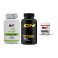 Ausdauer-Set: MST Magnesium + GN Vitamin C + MST Arginine RAW – alle enthaltenen Artikel