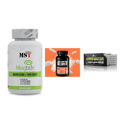 Ausdauer-Set: MST Magnesium + ESN Zinc + Olimp AAKG – alle enthaltenen Artikel